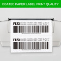 Black ttr wax/resin thermal transfer ribbons for synthetic paper